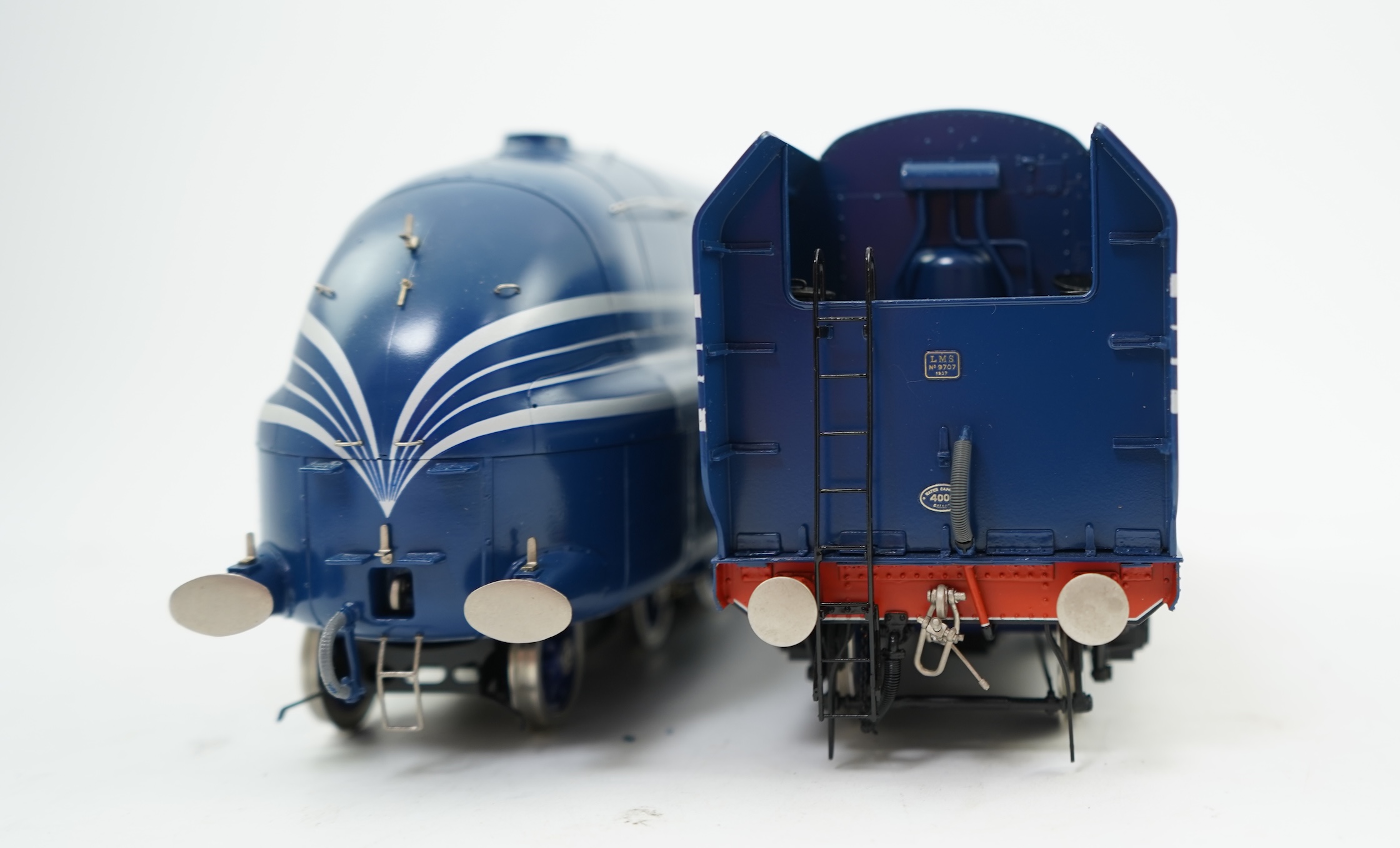 An 0 gauge Masterpiece Models model of LMS streamlined Coronation Class, Princess Alexandra, 6224, 4-6-2 tender locomotive, powered for two rail operation, with original box, instruction booklet and other paperwork.